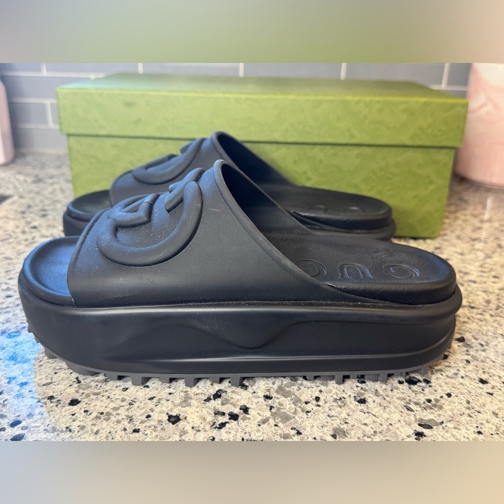 Gucci Platform Slides - Picture 3 of 6